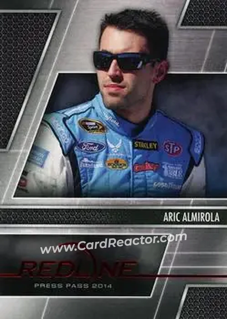 2014 Press Pass Redline #3 - Aric Almirola - Richard Petty Motorsports - Front