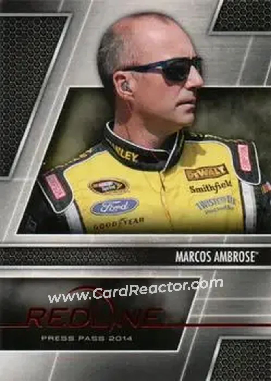 2014 Press Pass Redline #4 - Marcos Ambrose - Richard Petty Motorsports - Front