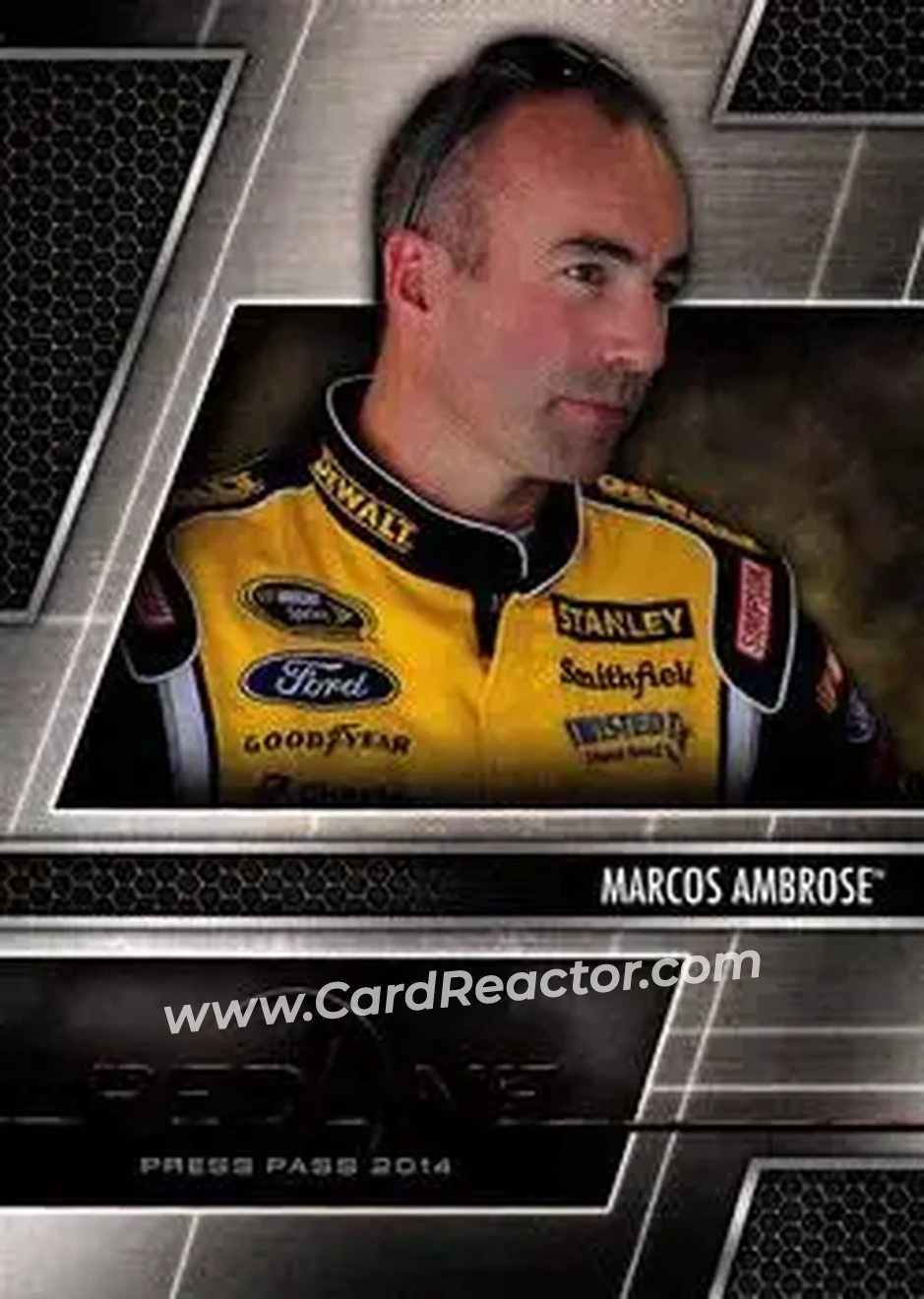 2014 Press Pass Redline #5 - Marcos Ambrose - Richard Petty Motorsports - Front