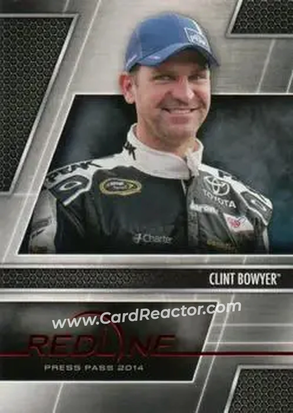 2014 Press Pass Redline #10 - Clint Bowyer - Michael Waltrip Racing - Front