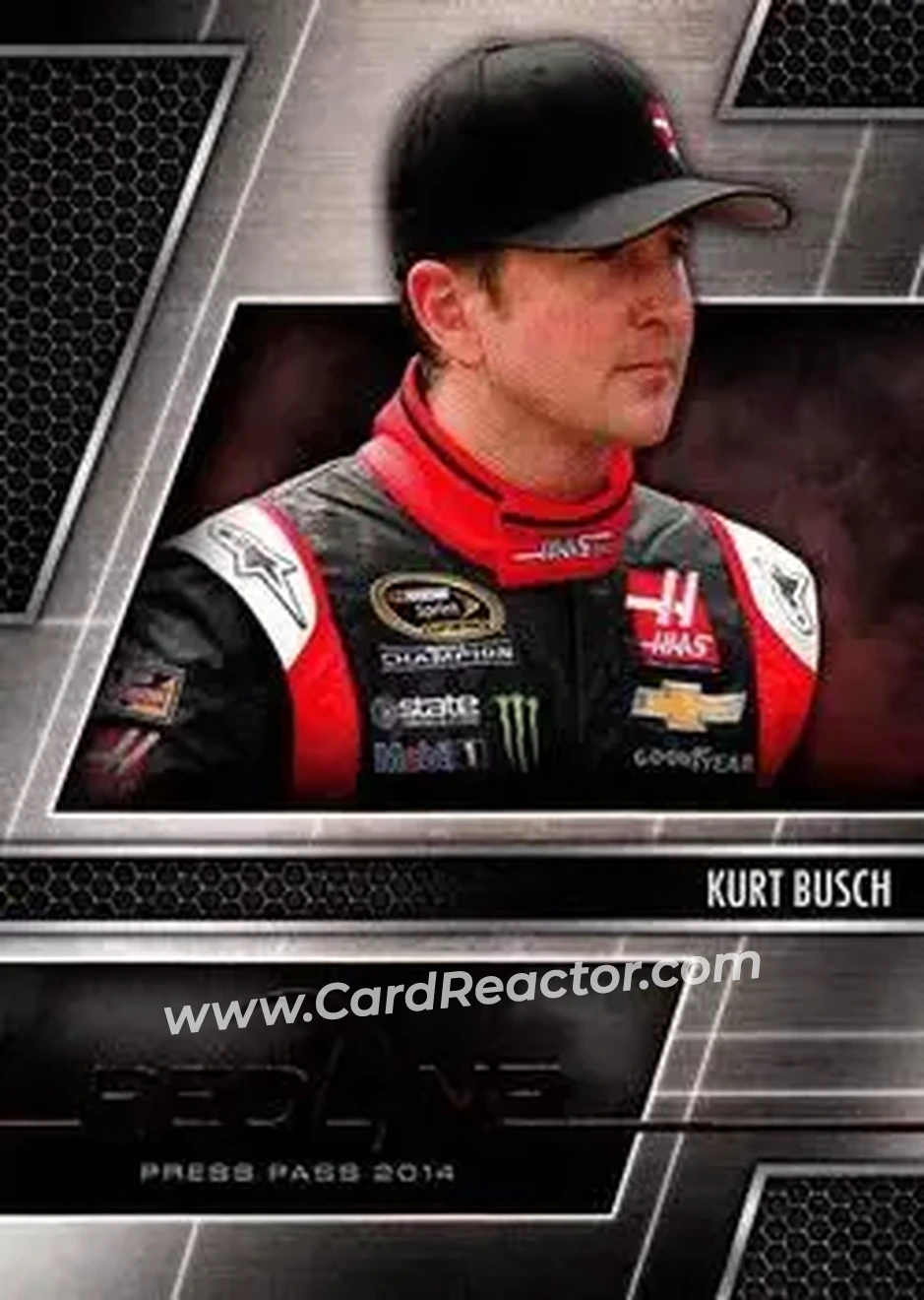 2014 Press Pass Redline #11 - Kurt Busch - Stewart-Haas Racing - Front