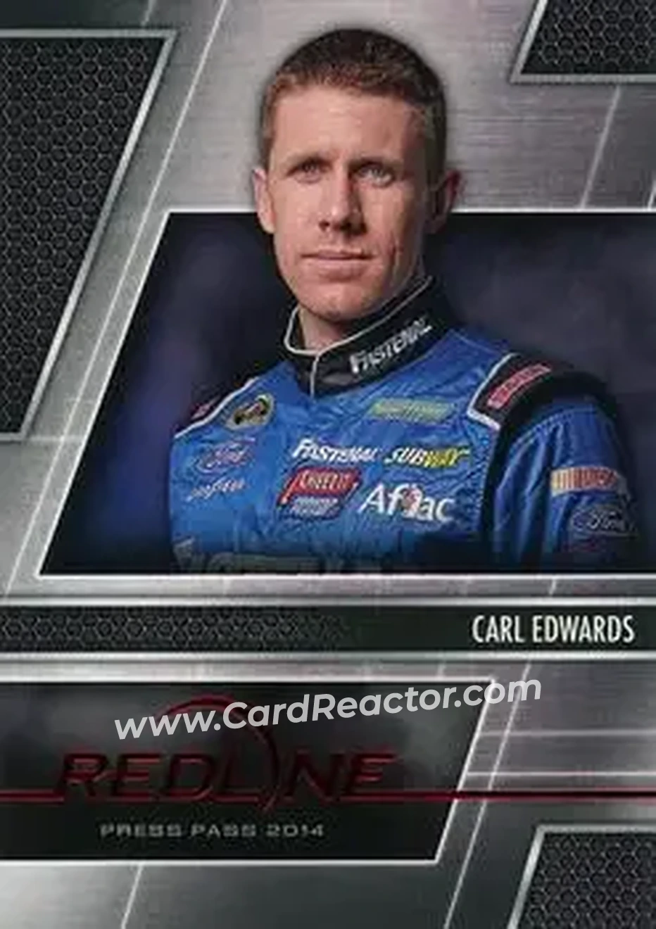 2014 Press Pass Redline #18 - Carl Edwards - Roush Fenway Racing - Front