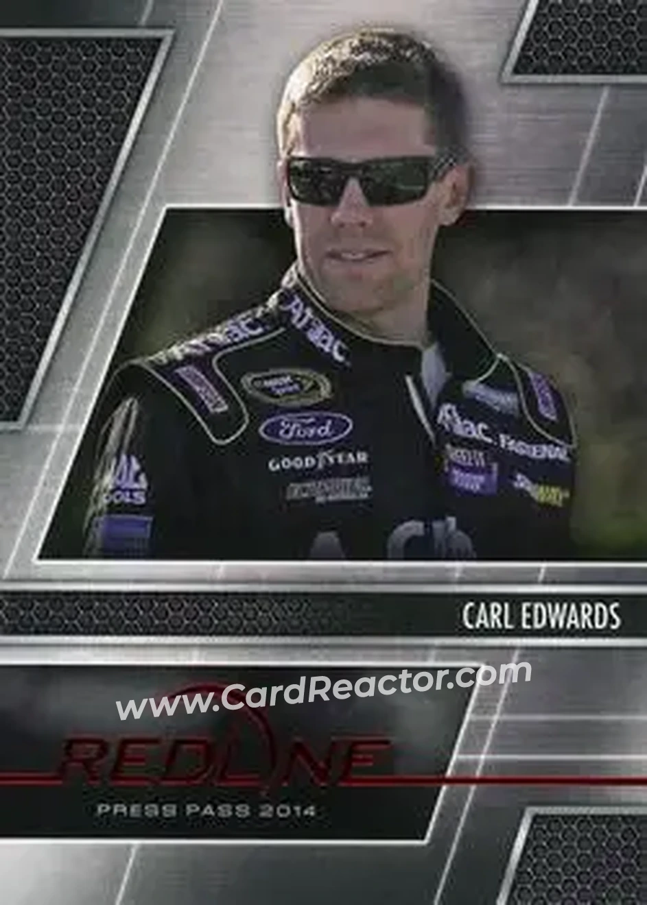 2014 Press Pass Redline #19 - Carl Edwards - Roush Fenway Racing - Front