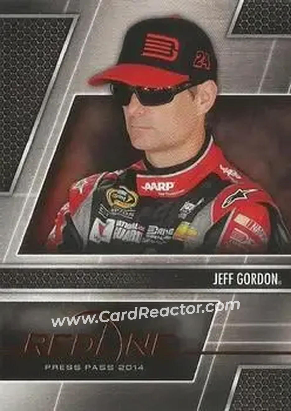 2014 Press Pass Redline #21 - Jeff Gordon - Hendrick Motorsports - Front