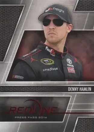 2014 Press Pass Redline #24 Denny Hamlin
