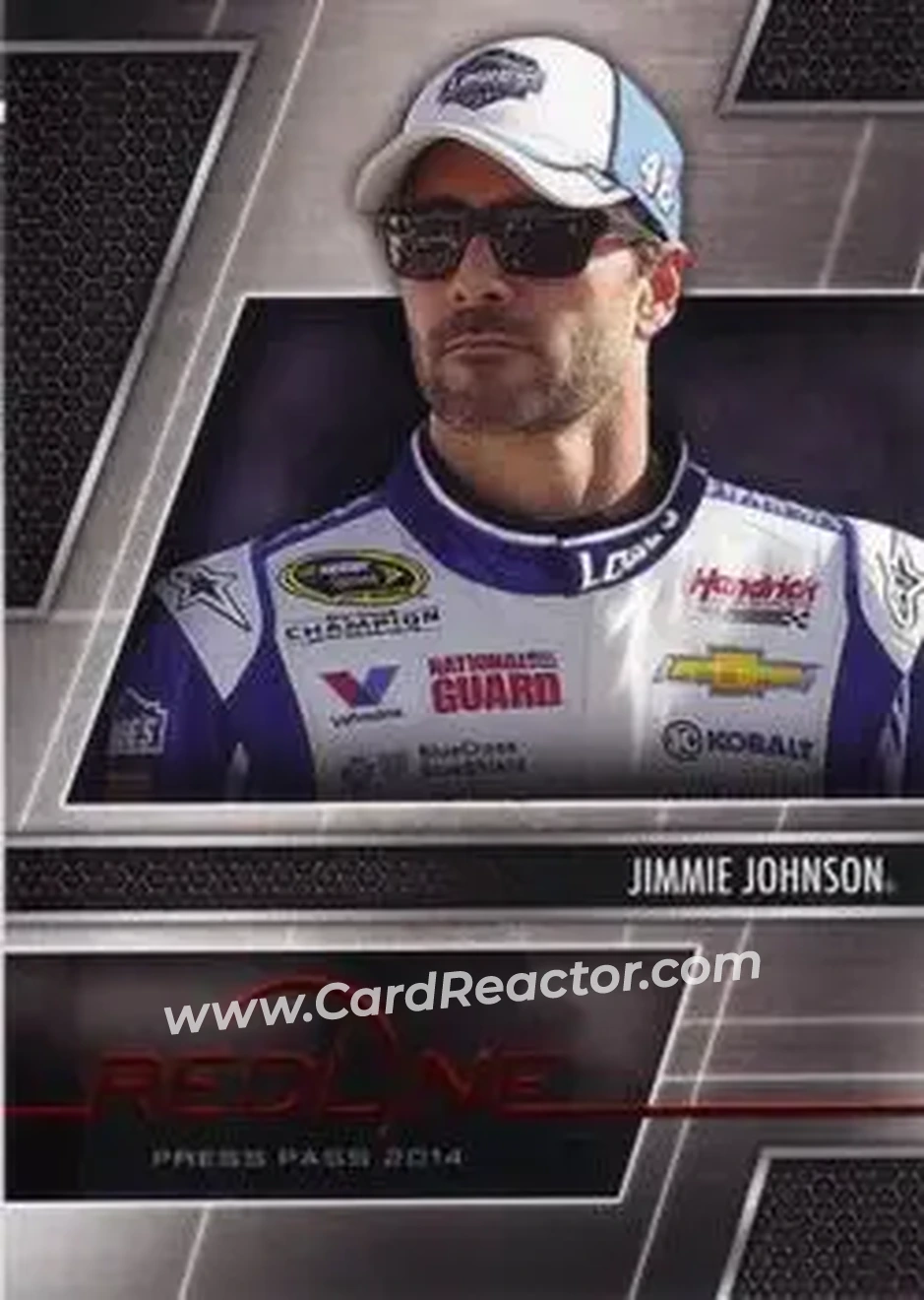 2014 Press Pass Redline #26 - Jimmie Johnson - Hendrick Motorsports - Front