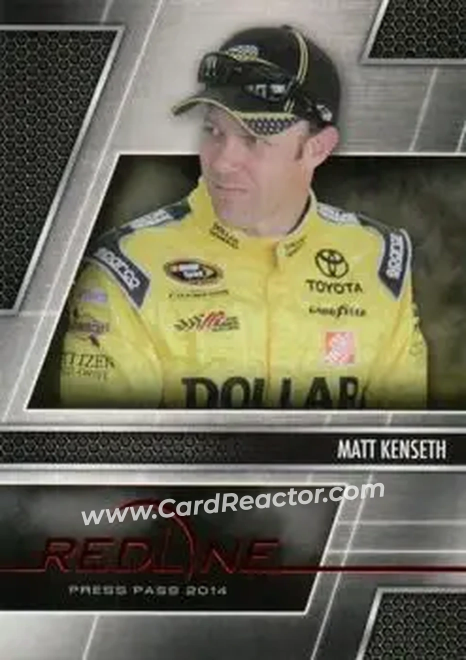 2014 Press Pass Redline #30 - Matt Kenseth - Joe Gibbs Racing - Front