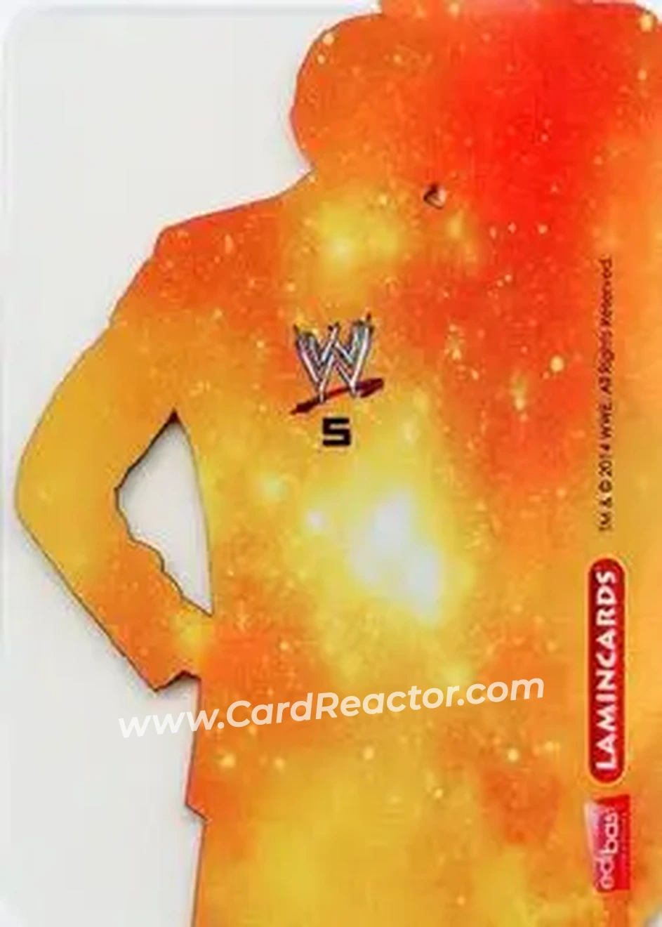 2014 Edibas WWE Lamincards #5 - Bad News Barrett - Back