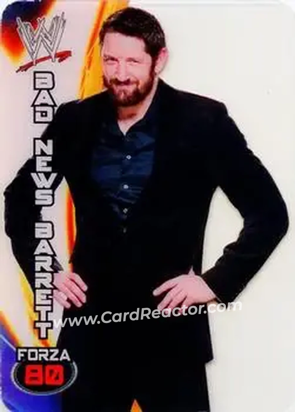 2014 Edibas WWE Lamincards #5 - Bad News Barrett - Front