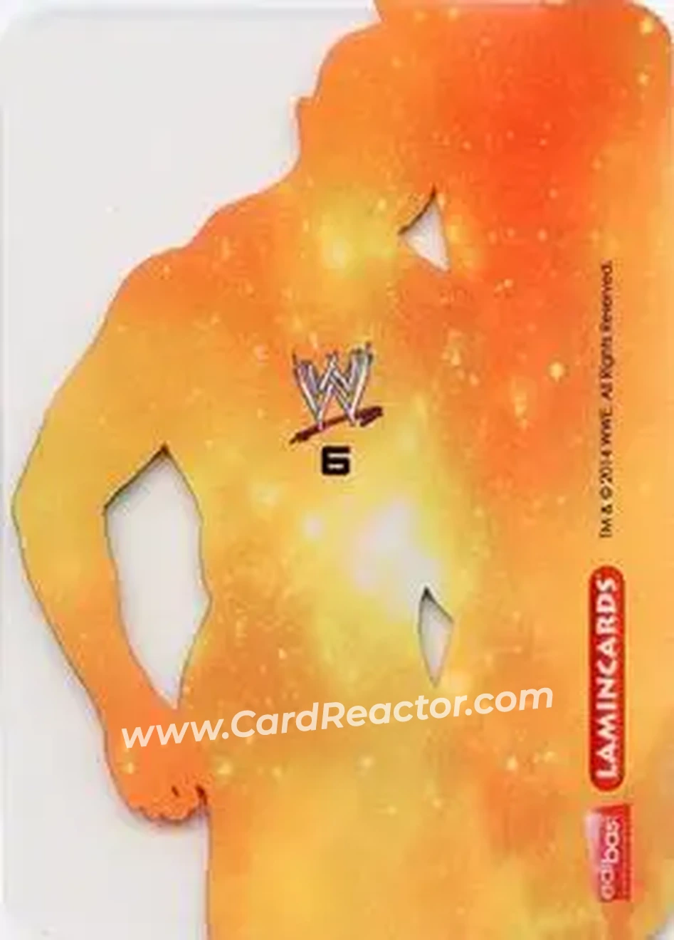 2014 Edibas WWE Lamincards #6 - Batista - Back