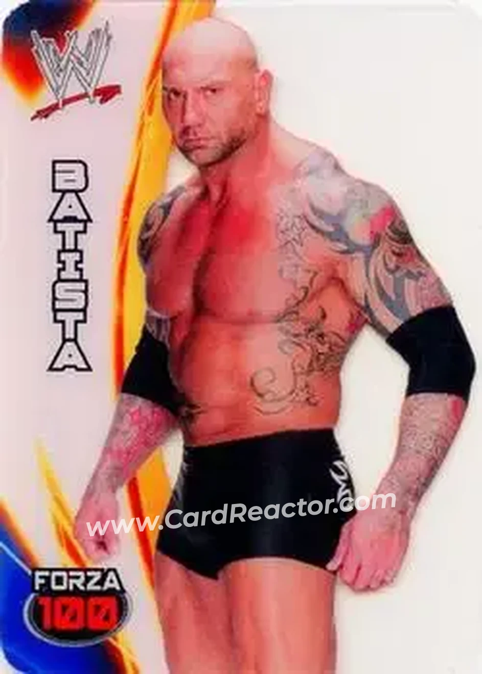 2014 Edibas WWE Lamincards #6 - Batista - Front