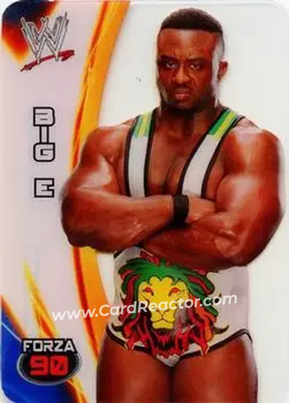 2014 Edibas WWE Lamincards #8 - Big E - Front