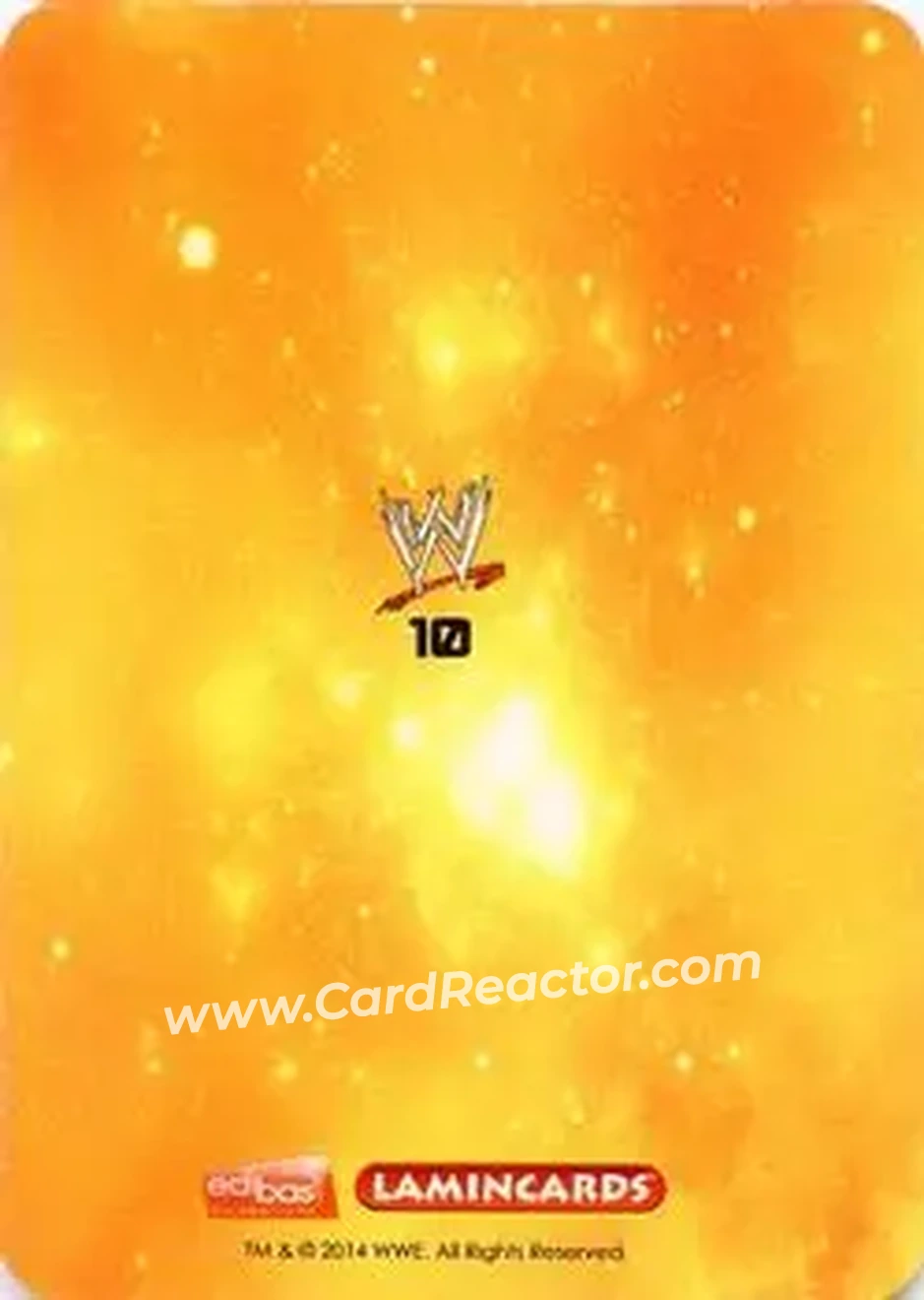 2014 Edibas WWE Lamincards #10 - Big Show - Back