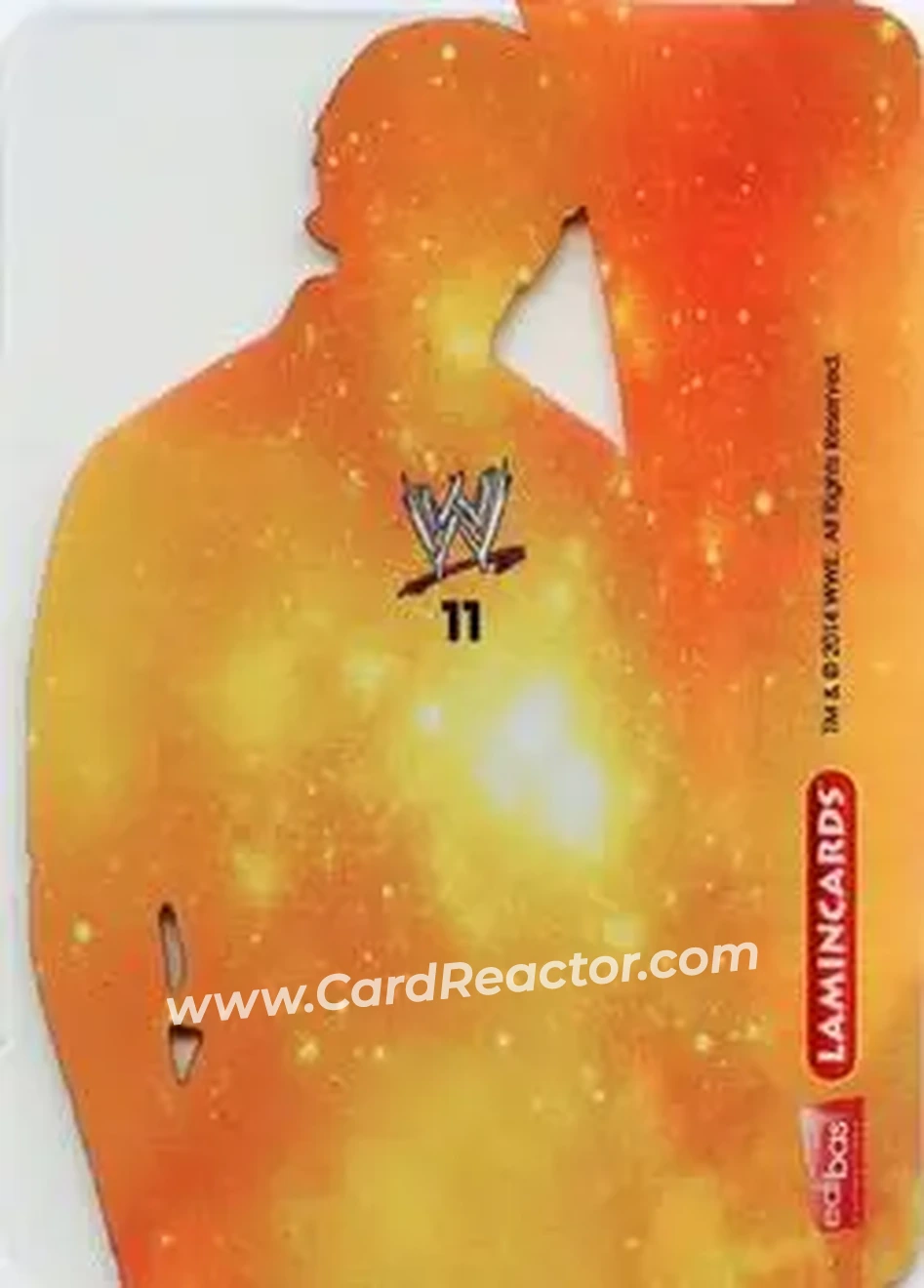 2014 Edibas WWE Lamincards #11 - Brad Maddox - Back