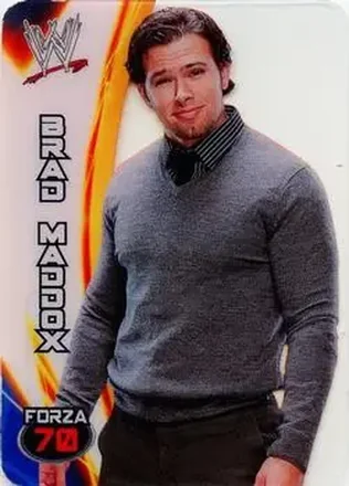 2014 Edibas WWE Lamincards #11 Brad Maddox
