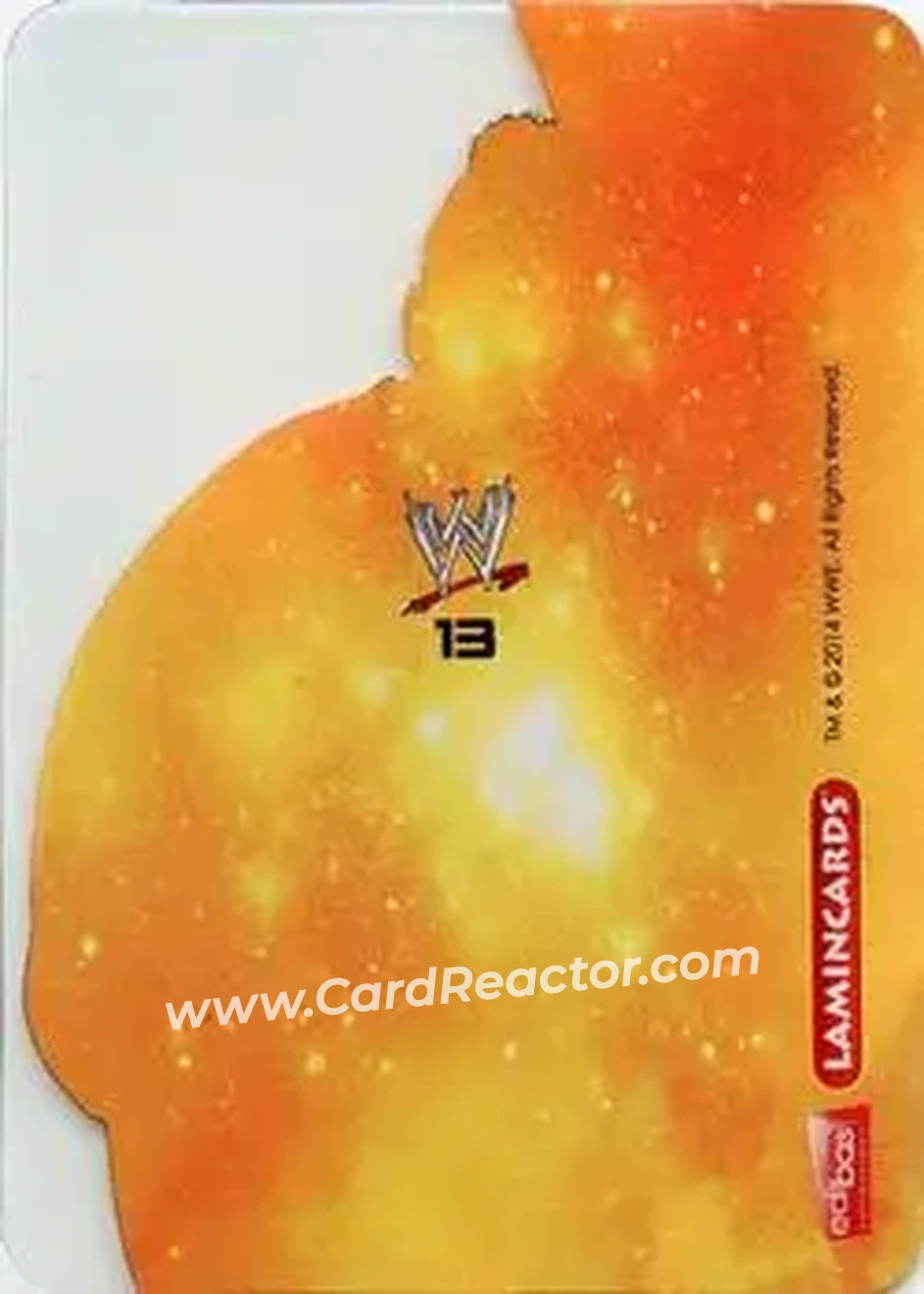 2014 Edibas WWE Lamincards #13 - Brodus Clay - Back