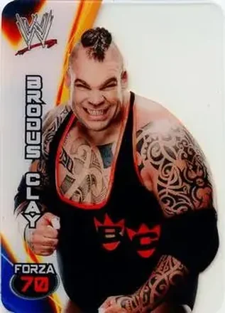 2014 Edibas WWE Lamincards #13 - Brodus Clay