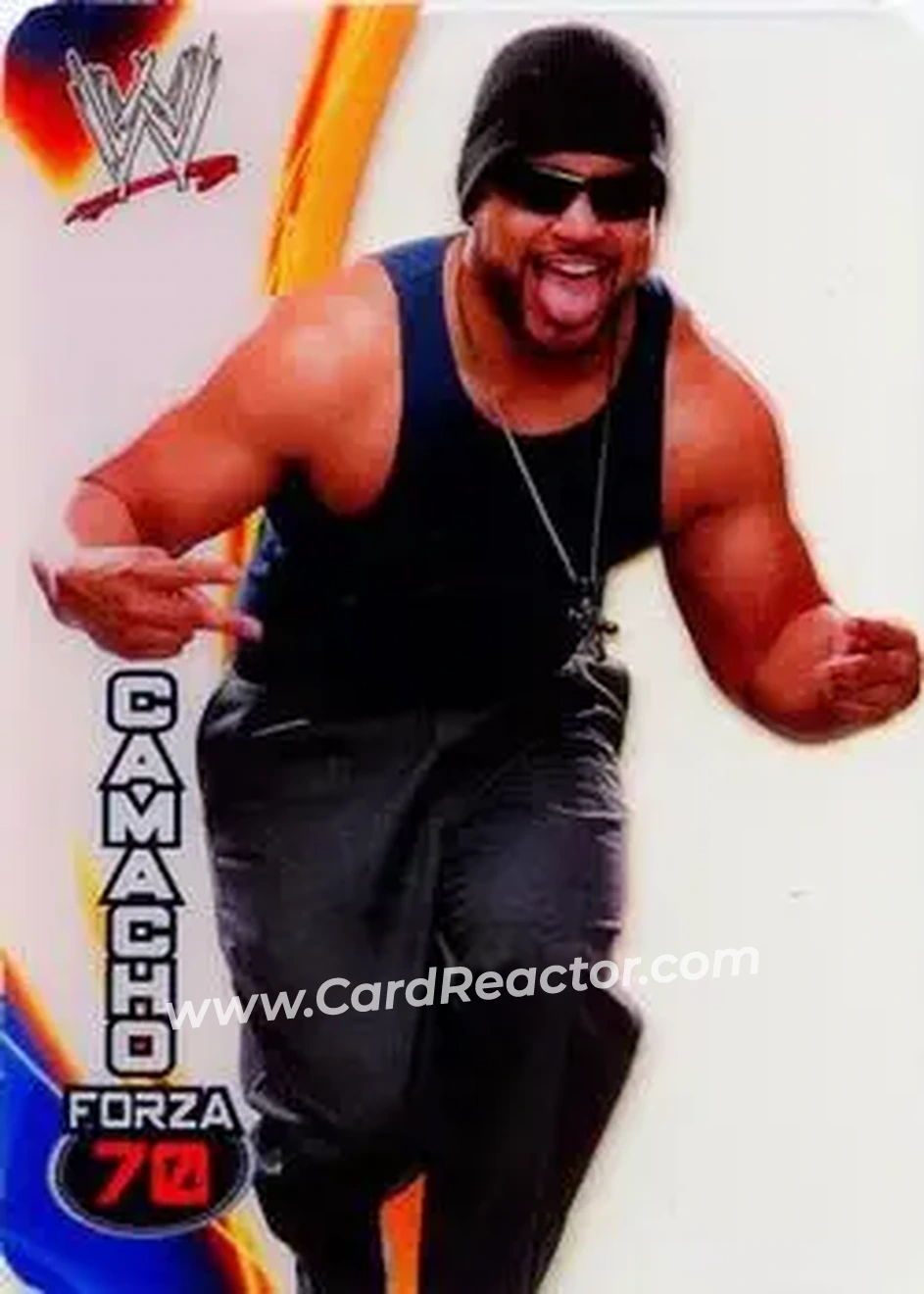 2014 Edibas WWE Lamincards #14 - Tonga Loa - Front