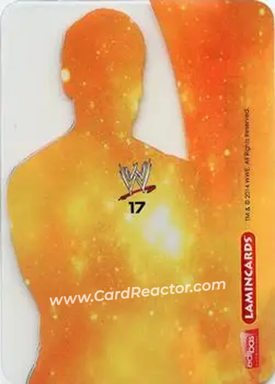 2014 Edibas WWE Lamincards #17 - Christian Cage - Back