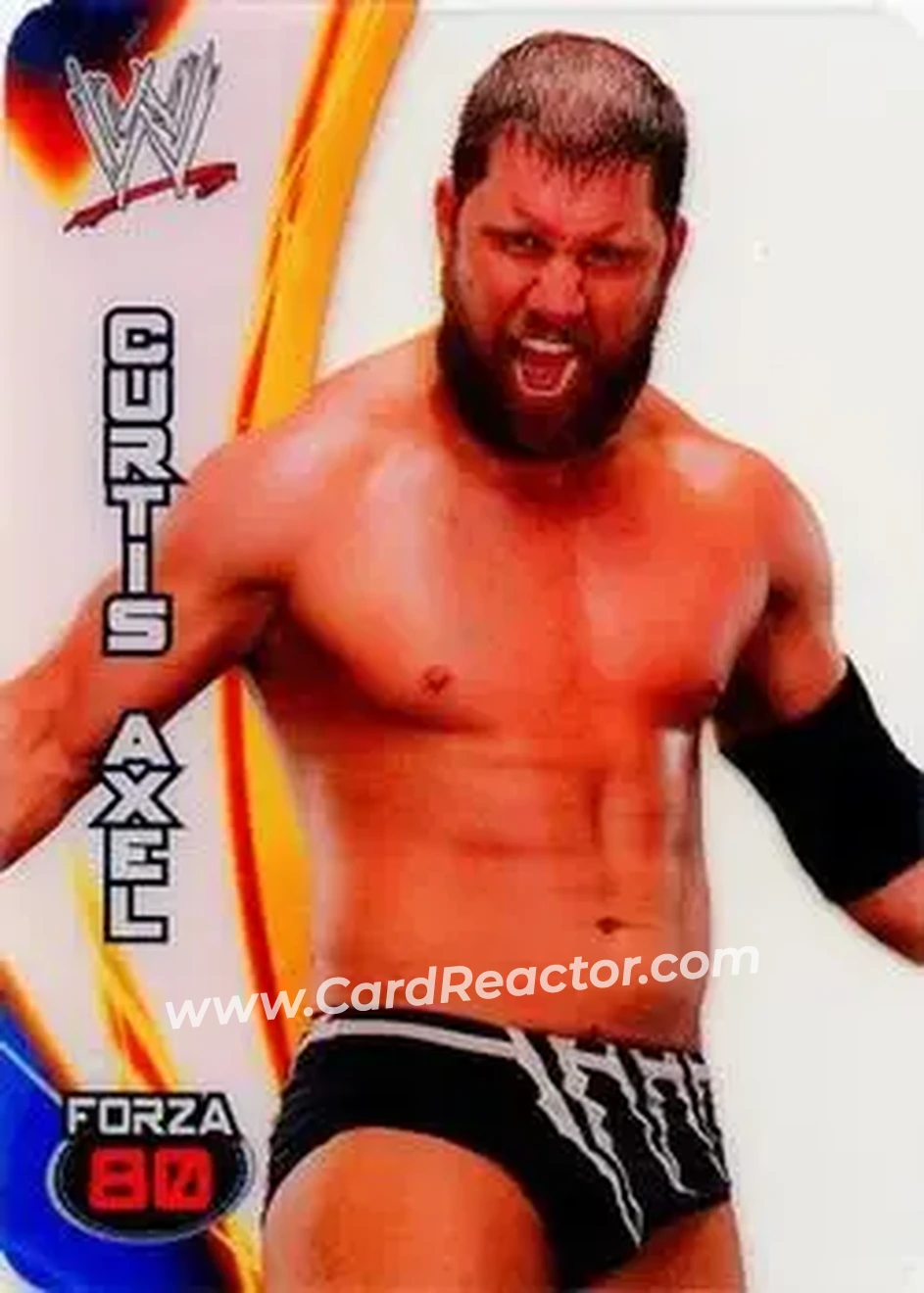 2014 Edibas WWE Lamincards #18 - Curtis Axel - Front