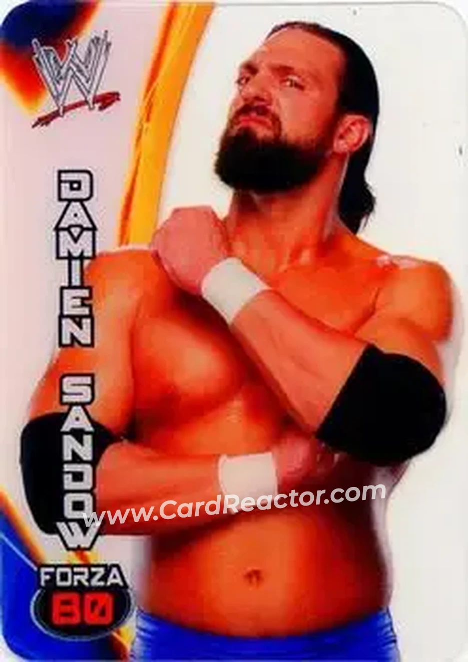2014 Edibas WWE Lamincards #19 - Damien Mizdow - Front