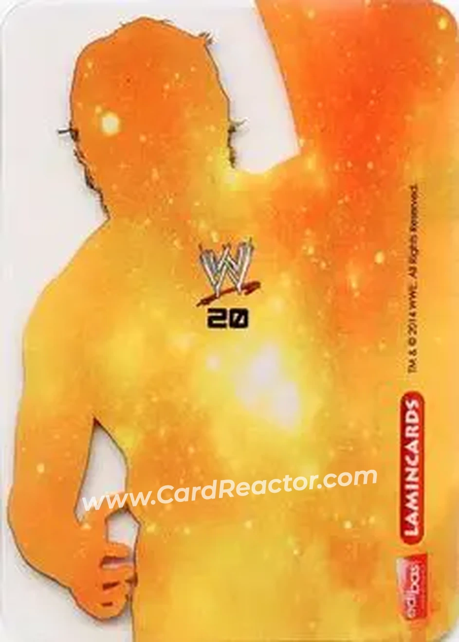 2014 Edibas WWE Lamincards #20 - Bryan Danielson - Back