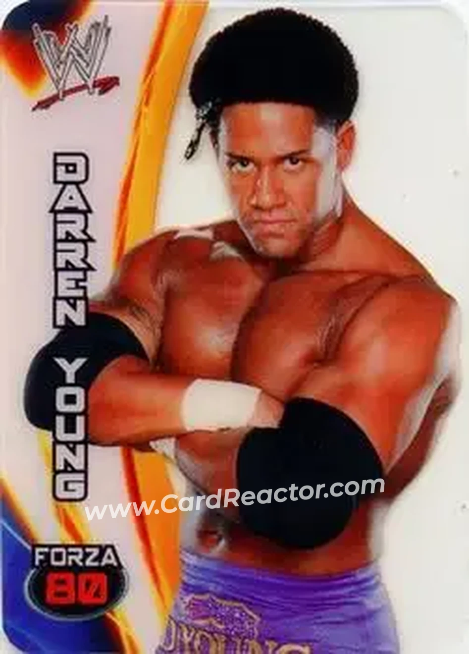 2014 Edibas WWE Lamincards #22 - Darren Young - Front