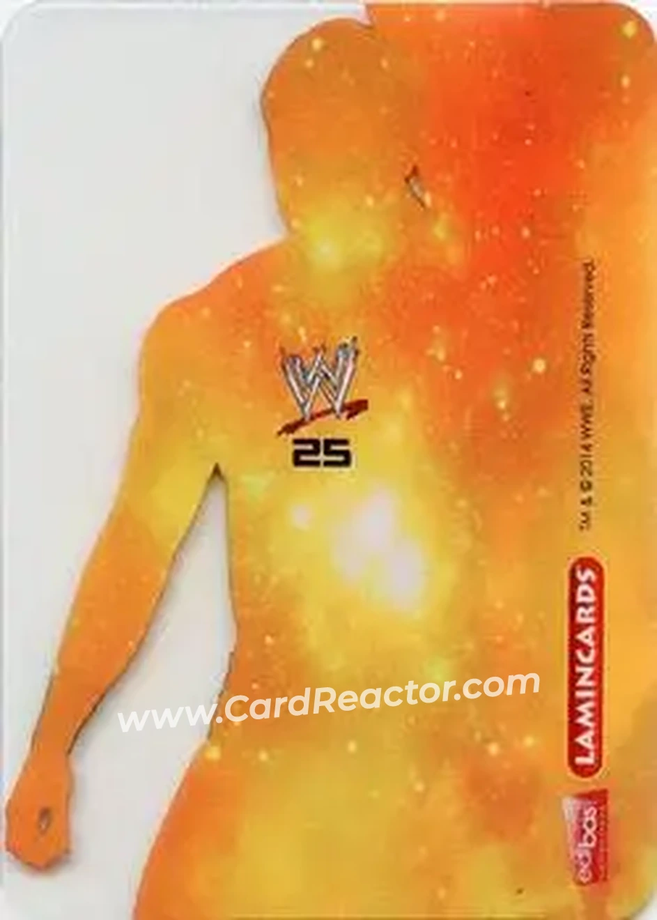 2014 Edibas WWE Lamincards #25 - Drew McIntyre - Back