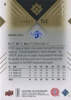 Back of Larry Bird