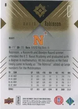 Back of David Robinson