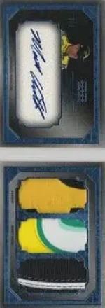 Classic Compilation Autographs Blue Triple Swatch