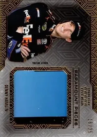 2014 Press Pass Five Star - Paramount Pieces Gold #PP-DH - Denny Hamlin - Joe Gibbs Racing
