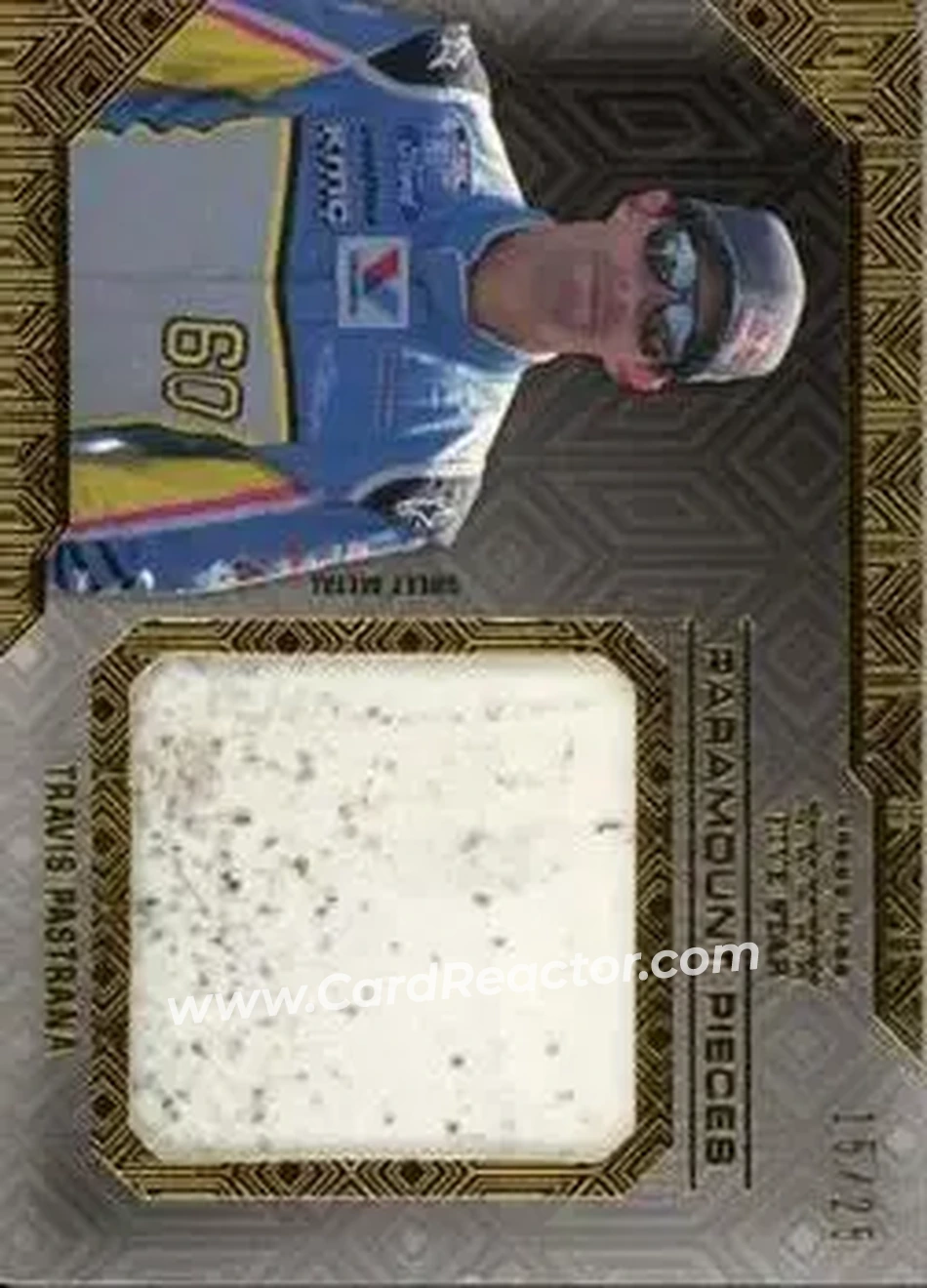 2014 Press Pass Five Star - Paramount Pieces Gold #PP-TP - Travis Pastrana - Roush Fenway Racing - Front