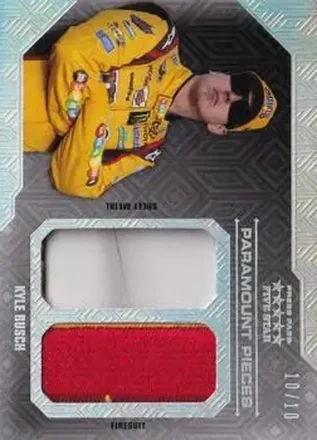 2014 Press Pass Five Star - Paramount Pieces Holofoil #PP-KYB - Kyle Busch - Joe Gibbs Racing