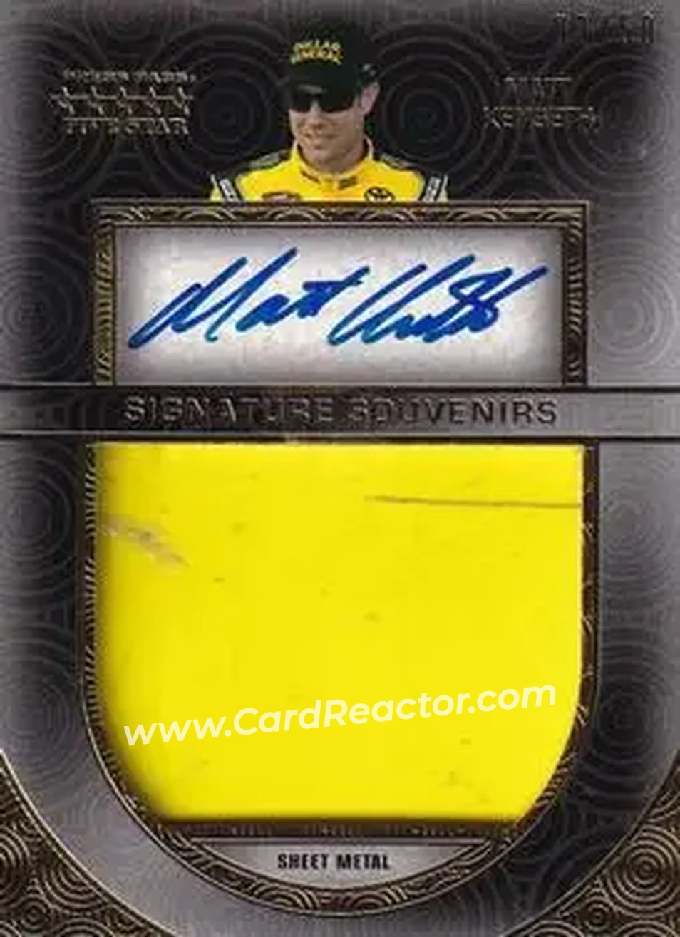 2014 Press Pass Five Star - Signature Souvenirs Gold #SS-MK - Matt Kenseth - Joe Gibbs Racing - Front