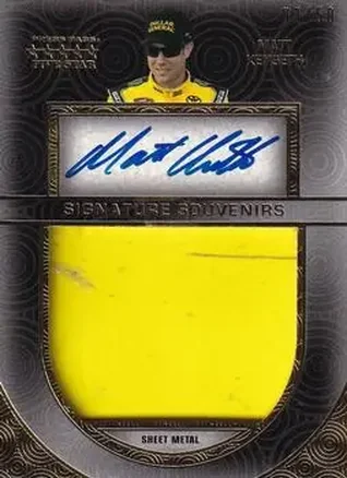 2014 Press Pass Five Star - Signature Souvenirs Gold #SS-MK - Matt Kenseth - Joe Gibbs Racing
