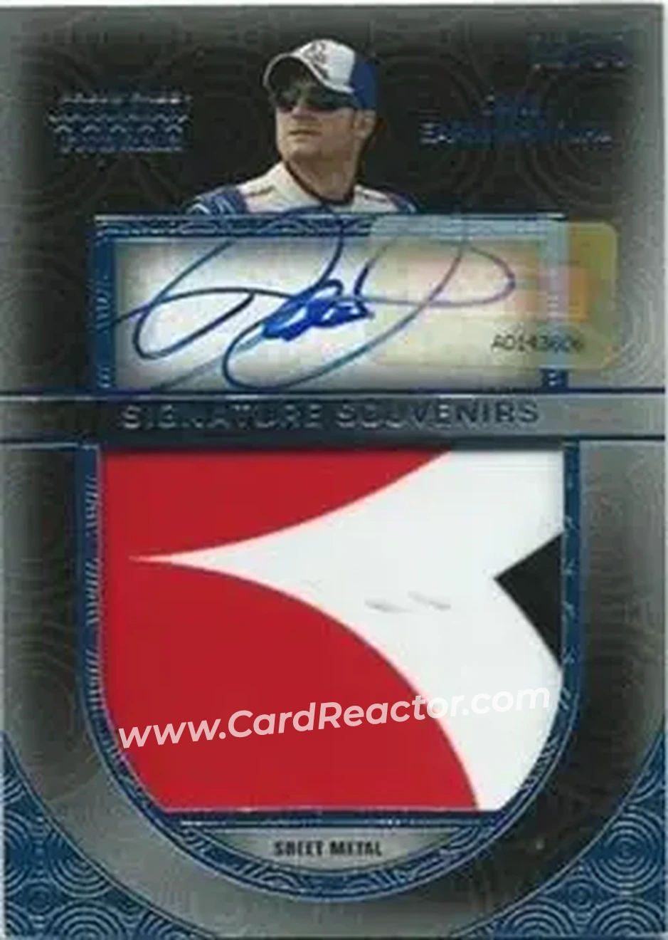 2014 Press Pass Five Star - Signature Souvenirs Blue #SS-DE - Dale Earnhardt Jr - Hendrick Motorsports - Front