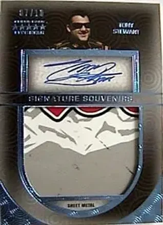 2014 Press Pass Five Star - Signature Souvenirs Blue #SS-TS - Tony Stewart - Stewart-Haas Racing