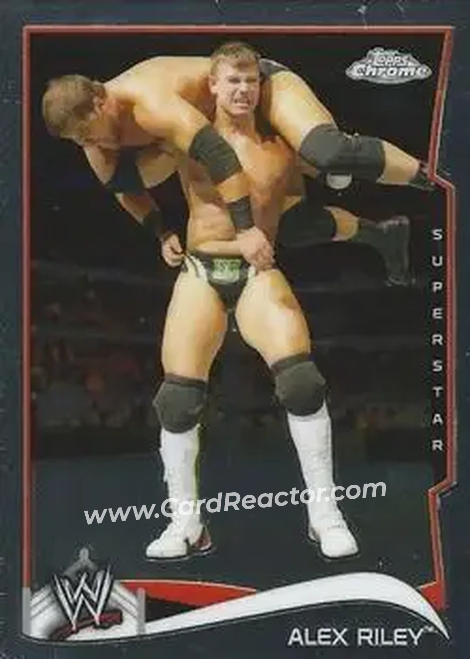 2014 Topps Chrome WWE #2 - Alex Riley - Front