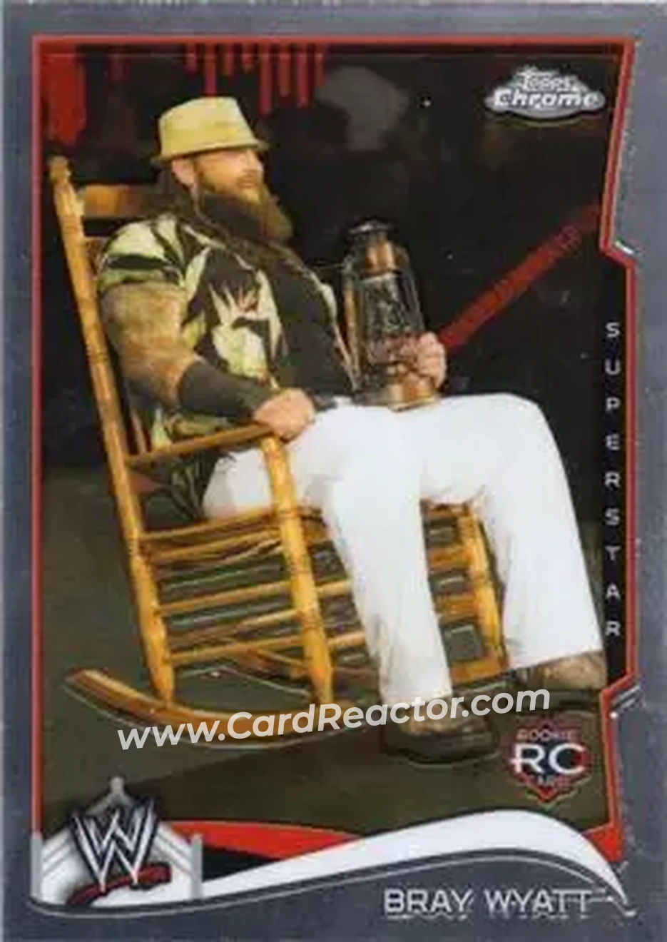 2014 Topps Chrome WWE #6 - "The Fiend" Bray Wyatt - Front
