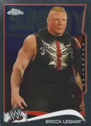 2014 Topps Chrome WWE #8 - Brock Lesnar