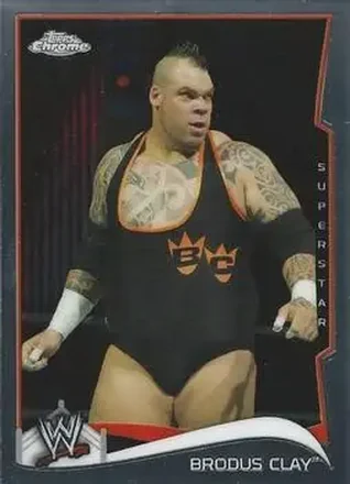 2014 Topps Chrome WWE #9 - Brodus Clay