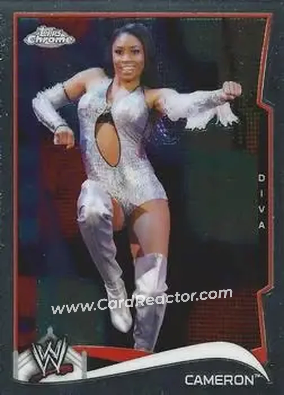 2014 Topps Chrome WWE #10 - Cameron - Front