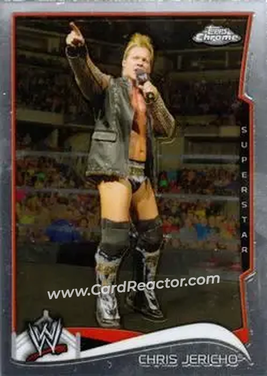 2014 Topps Chrome WWE #11 - Chris Jericho - Front
