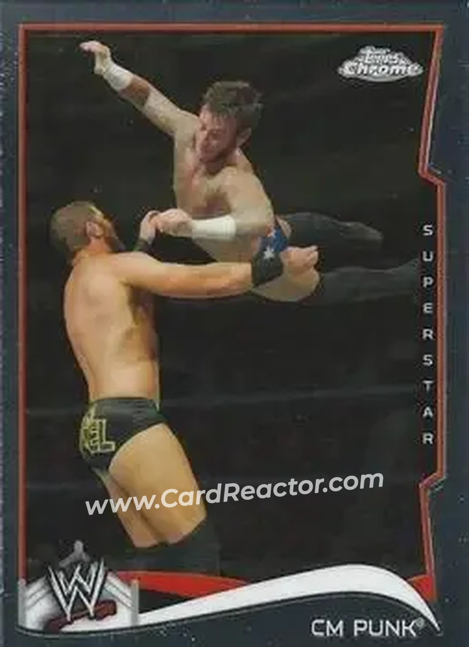 2014 Topps Chrome WWE #12 - CM Punk - Front