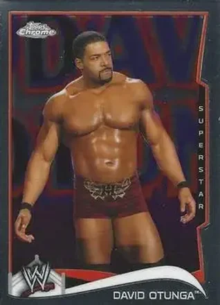 2014 Topps Chrome WWE #15 David Otunga