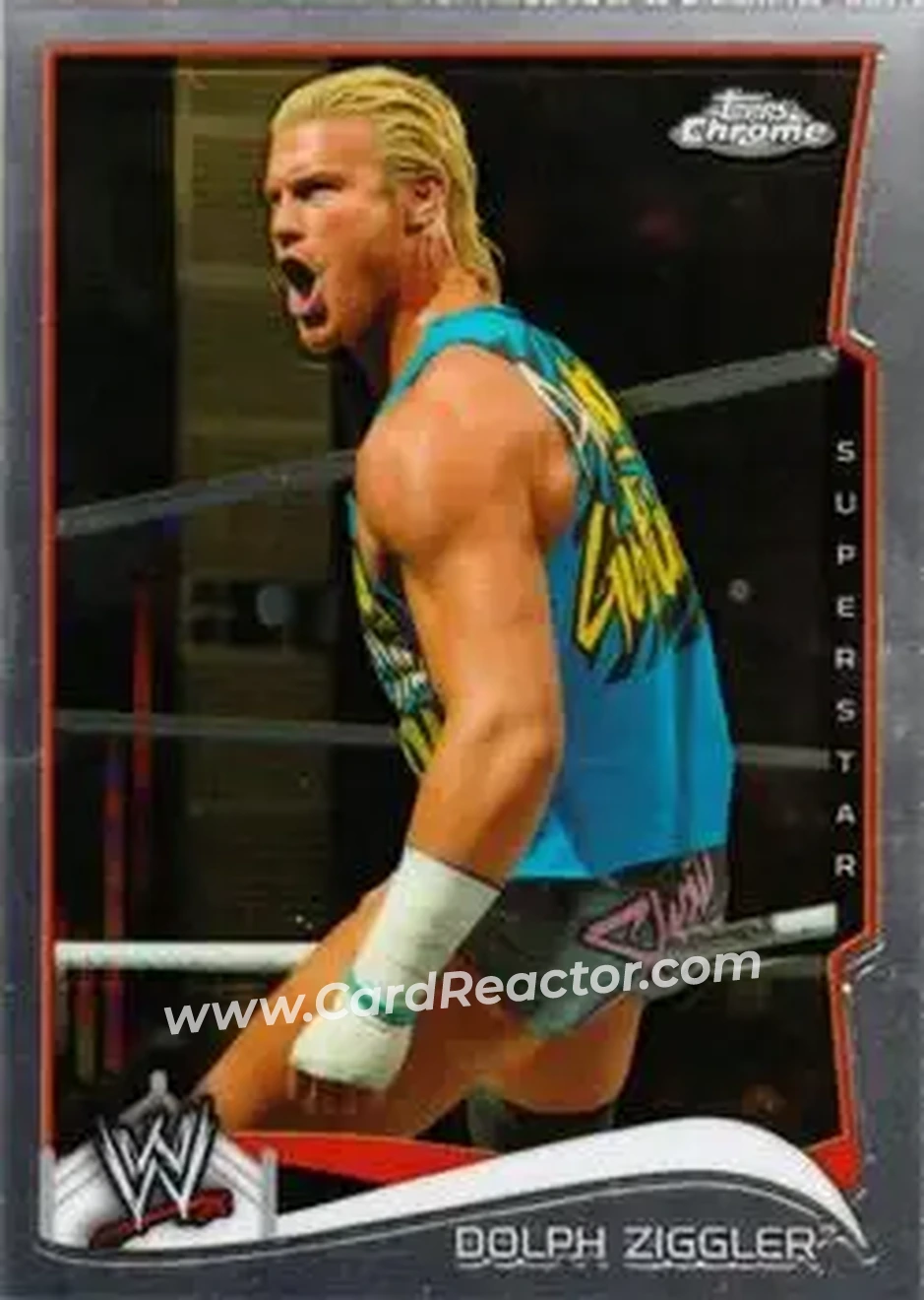2014 Topps Chrome WWE #18 - Dolph Ziggler - Front
