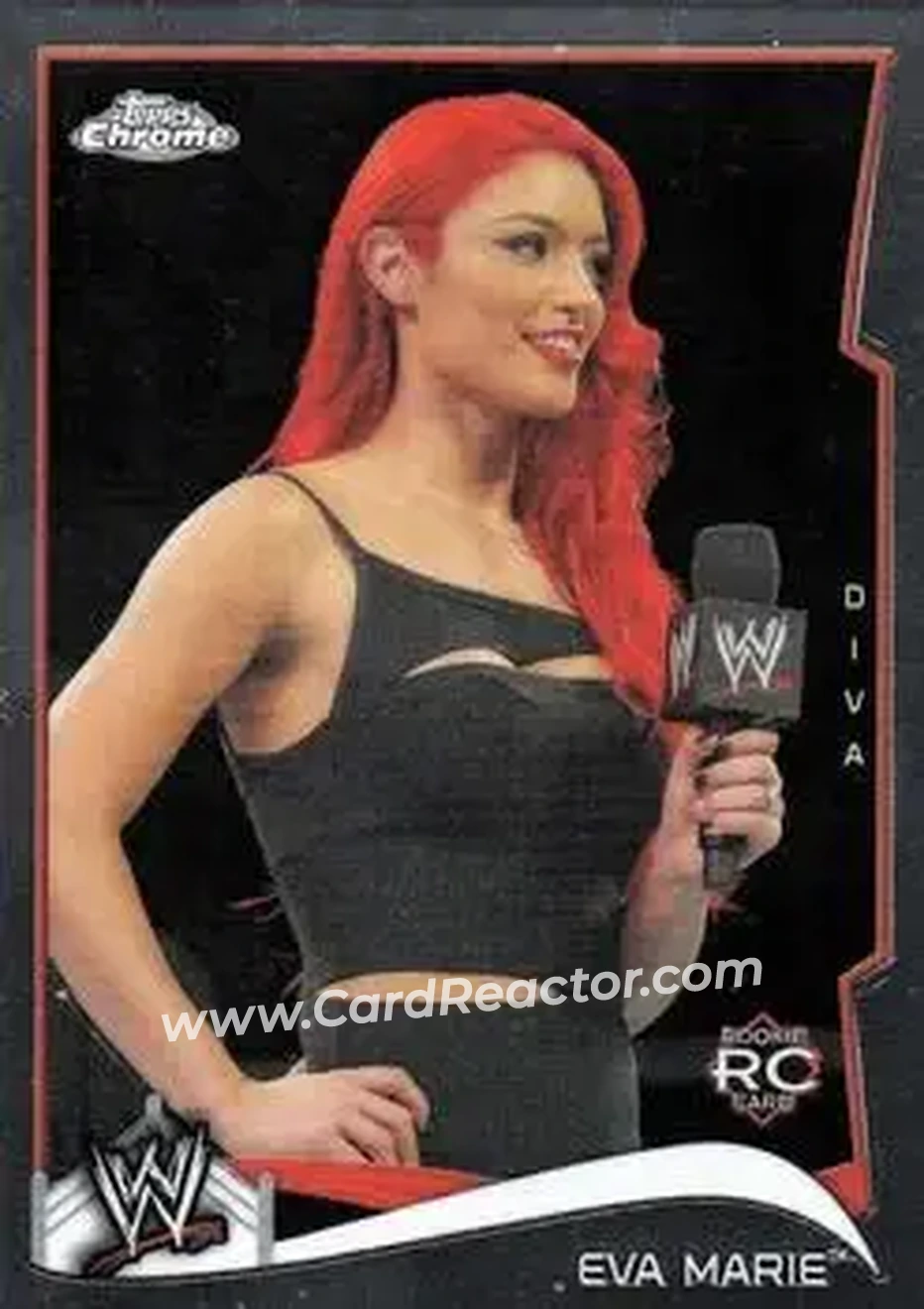 2014 Topps Chrome WWE #20 - Eva Marie - Front