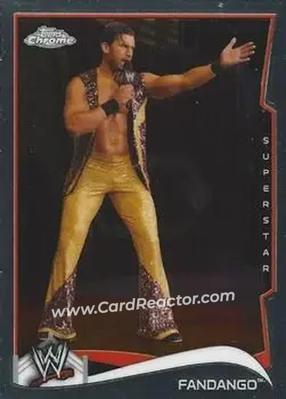 2014 Topps Chrome WWE #21 - Fandango - Front