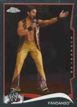 2014 Topps Chrome WWE feature card